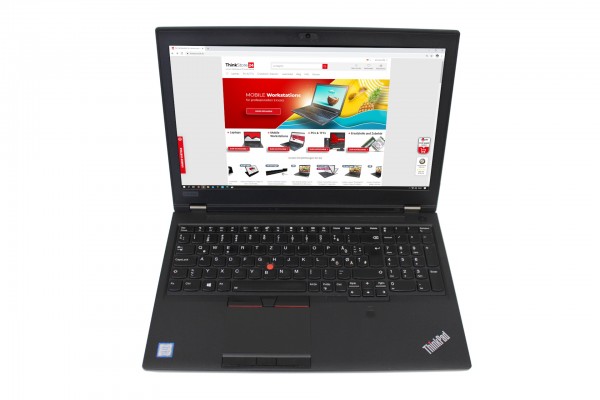 Lenovo ThinkPad P52 i7-8850H 32GB RAM 512GB SSD P1000 3840x2160 IPS FPR Webcam deutsche Tastatur