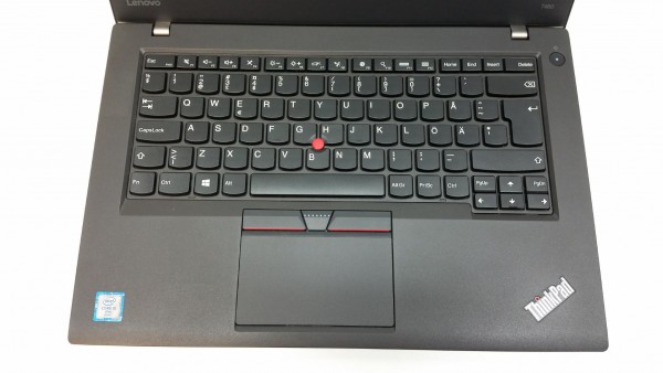 Lenovo ThinkPad T460 Core i5-6300U 8GB 256GB SSD FullHD Webcam FPr deutsche Tastatur