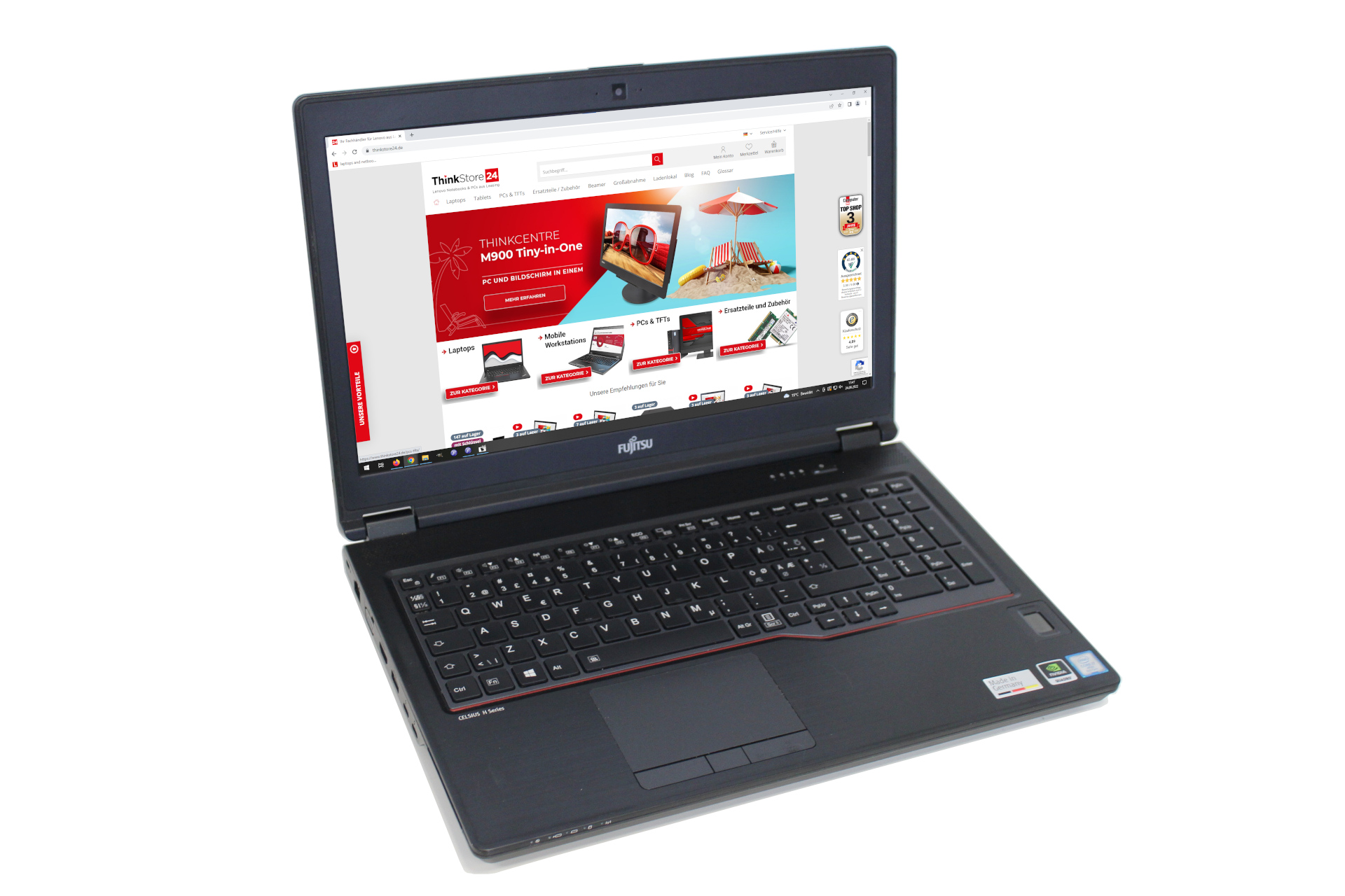 その他ノートPC本体 Fujitsu CELSIUS H780 i7-8850H P1000 4GB Fujitsu Celsius H780 Core i7-8850H 32GB RAM 512GB SSD FHD