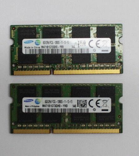 8Gb Samsung DDR3-RAM SO-DIMM PC3-12800S 1,5V RAM-Speicher 1600 Mhz