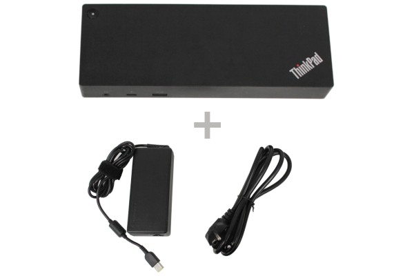 Lenovo ThinkPad Thunderbolt 3 Dock 40AC USB-C Docking Station mit Netzteil