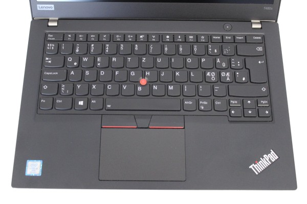 A-Ware Lenovo ThinkPad T480s i5-8350U 8GB 256GB SSD 14" FullHD IPS Backlit Webcam FPR