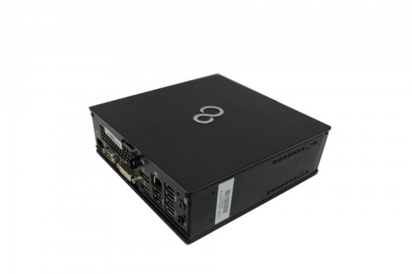 Fujitsu Esprimo Q956 Mini PC thinkstore24.de seiten ansicht schick schwarz black dark optik wlan