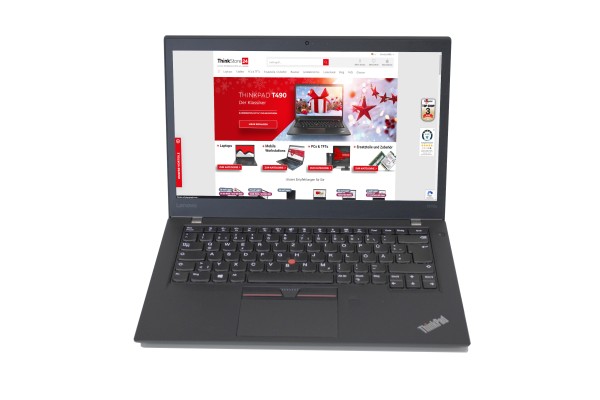 A-Ware Lenovo ThinkPad T470s i5-7300U 8GB 256GB SSD 1920x1080 IPS Webcam deutsche Tastatur