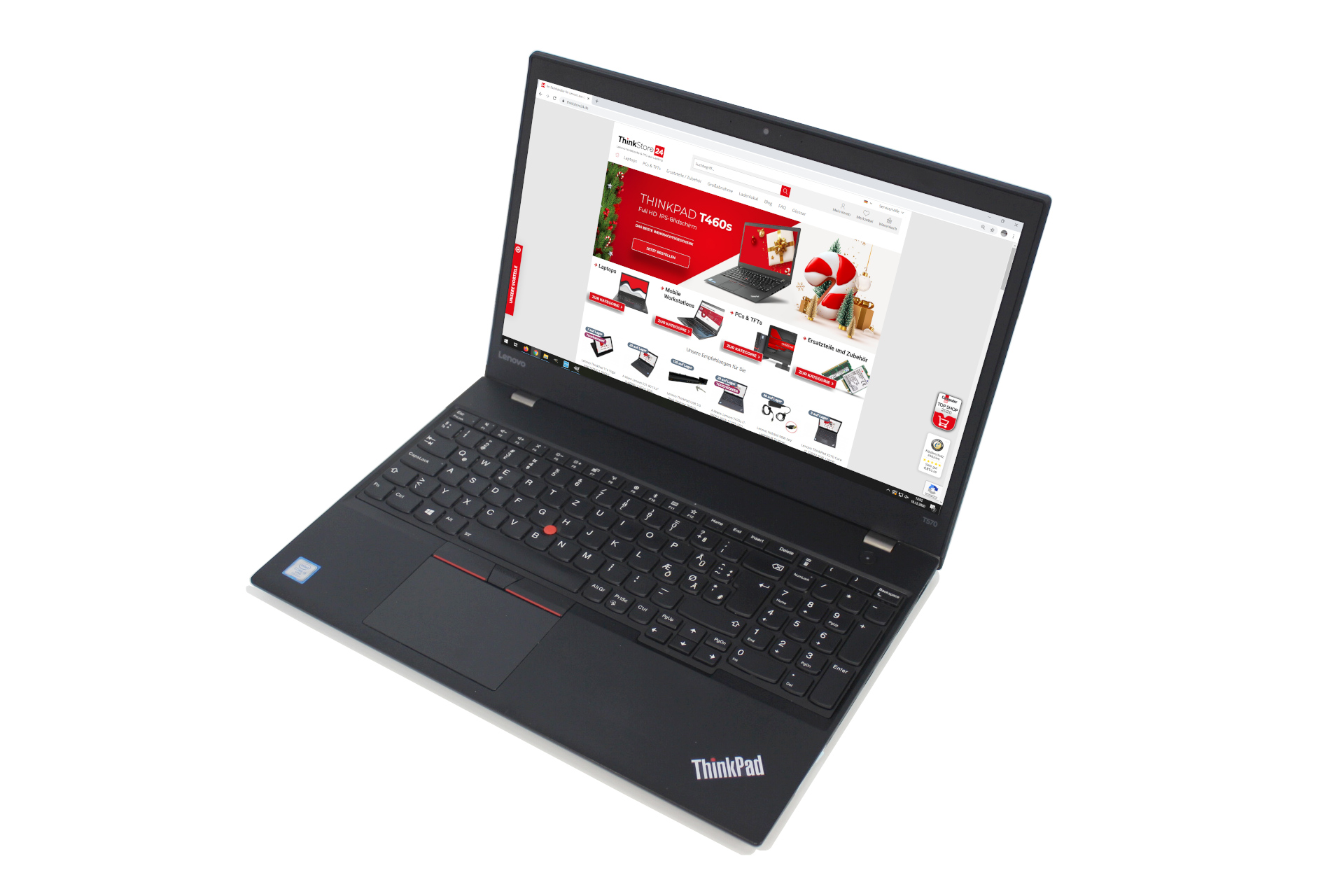 Lenovo ThinkPad T570 i7-7600U 16GB 240GB SSD | Thinkstore24.de