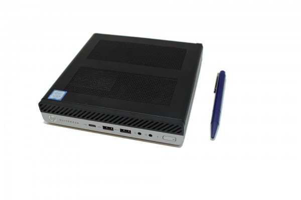 HP EliteDesk 800 G3 bild von seite mit stift thinkstore24.de
