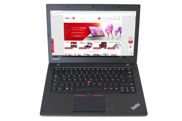 A-Ware Lenovo ThinkPad T460 i5-6300U 8GB 256GB SSD 1920x1080 IPS Webcam deutsche Tastatur FPr