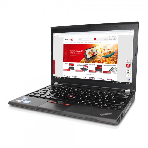 A-Ware Lenovo ThinkPad X230 i5-3320M 2,6GHz 4GB RAM 180GB SSD Cam Backlit Win10