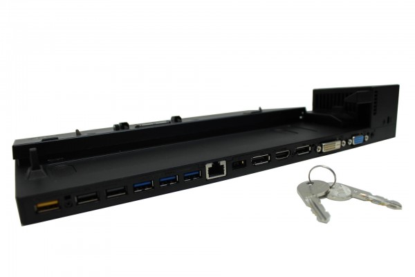 Lenovo ThinkPad USB 3.0 Dock Docking Station Pro thinkstore24 schlüssel neu wertig dvi vga usb hdmi