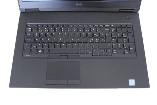 Ware A- Dell Precision 7730 17,3" Core i7-8750H 32GB 512GB SSD FHD IPS P3200 Backlit Webcam