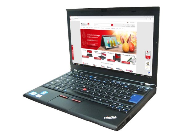 Ware A- Lenovo ThinkPad X220 12,5&quot; i7-2640M 8GB 240GB SSD Fingerprint Webcam LTE ohne COA