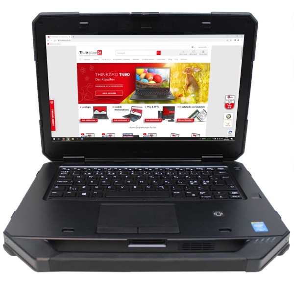 Dell Latitude Rugged 5414 Outdoor-PC Intel i5-6300U 2,4GHz 8GB 256GB SSD 14" Zoll FPR Win10Home