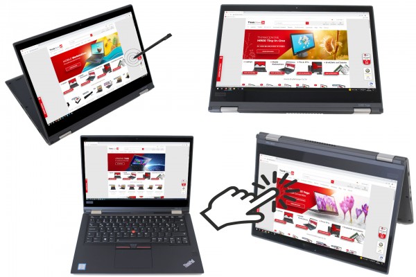 Lenovo Thinkpad X380 Yoga i7-8550U 8GB RAM 512GB SSD Touch FHD IPS Backlit Webcam FPr Win11